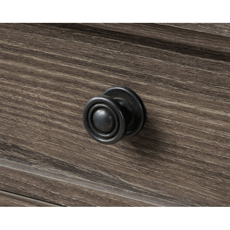 Emery Oak Finish Adjustable Office Library Base with Storage