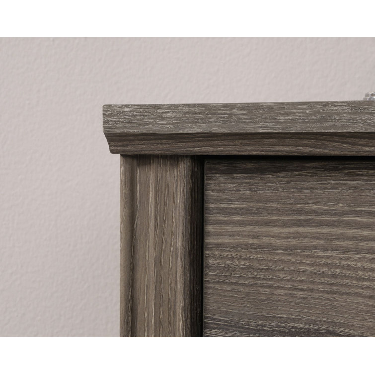 Emery Oak Finish Adjustable Office Library Base with Storage