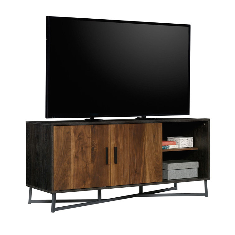 Canton Lane 60" Industrial Brew Oak TV Stand with Sliding Door