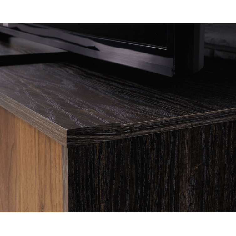 Canton Lane 60" Industrial Brew Oak TV Stand with Sliding Door