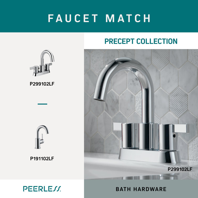 Precept 24-Inch Polished Chrome Wall Mounted Towel Bar