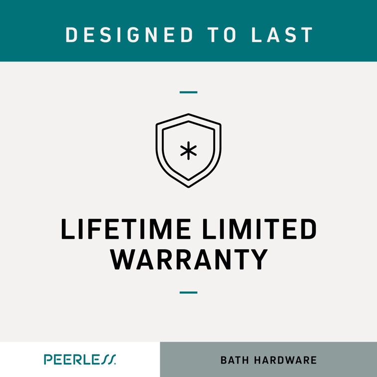 Precept 24-Inch Polished Chrome Wall Mounted Towel Bar