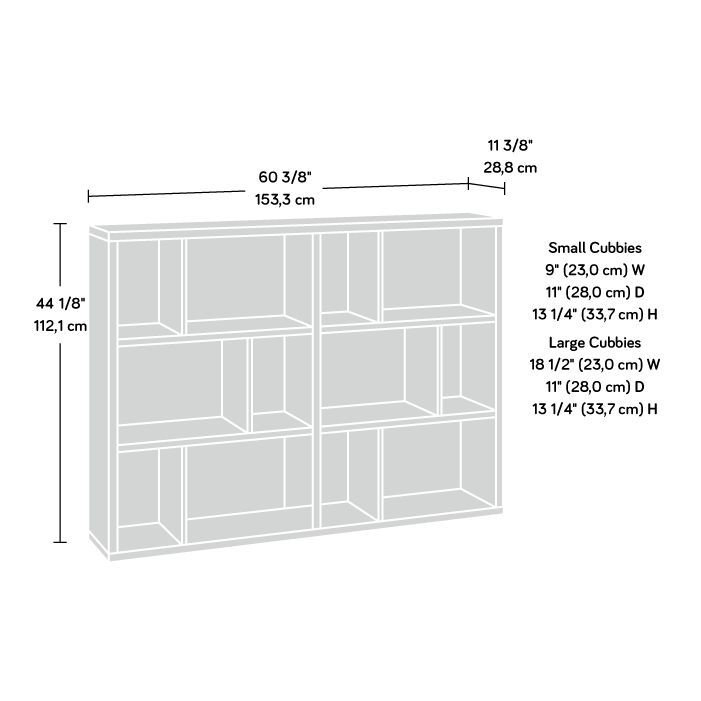 Raven Oak Modular Cube Storage Display Bookshelf