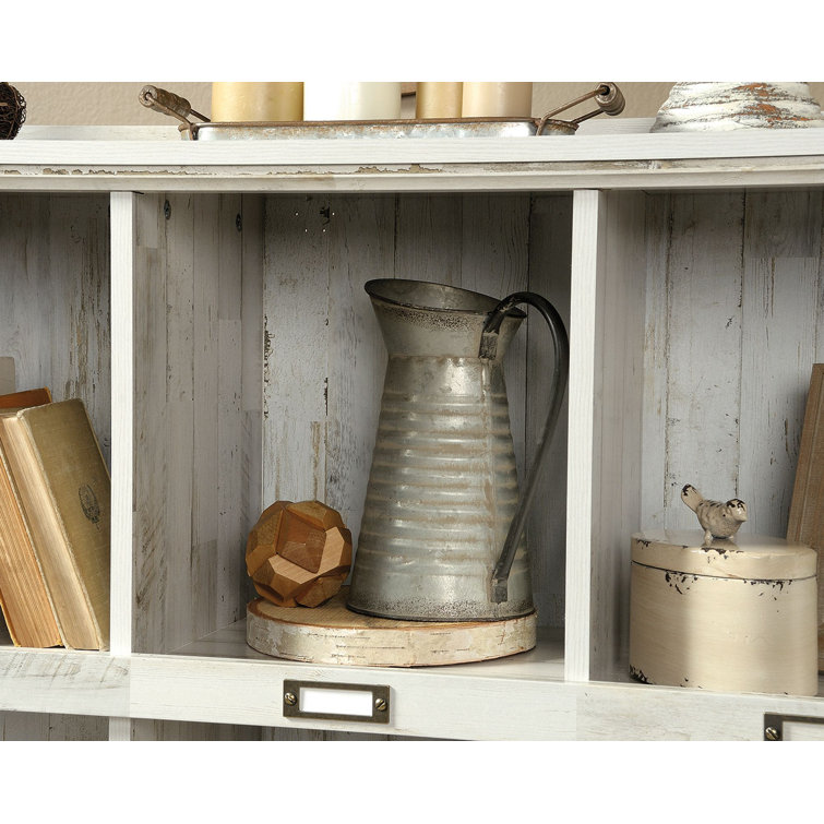 Barrister Lane Versatile White Plank Cubbyhole Bookcase