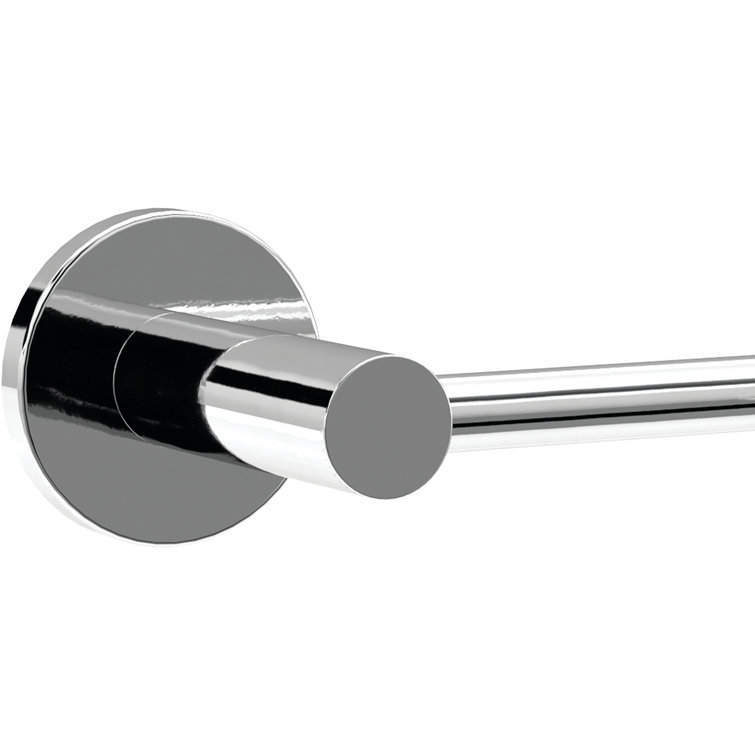 Polished Chrome Minimalist Wall Mounted Toilet Paper Holder