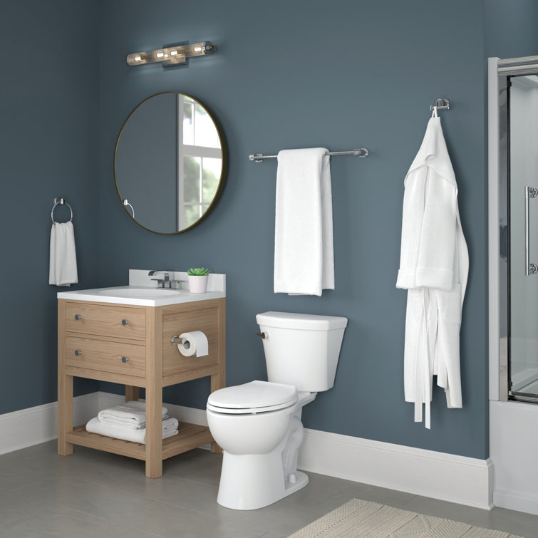 Xander 18-Inch Chrome Wall Mounted Towel Bar