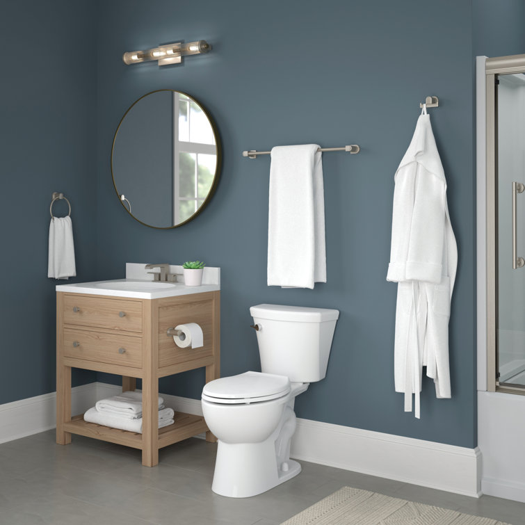 Xander 18-Inch Brushed Nickel Wall Mounted Towel Bar