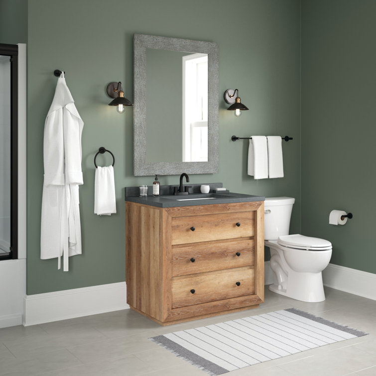 Matte Black Stainless Steel Wall Mounted Towel Bar