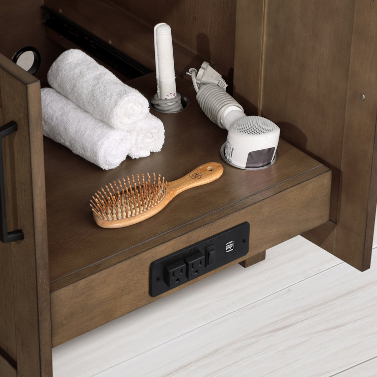 Tahoe 72" Dark Espresso Freestanding Double Bathroom Vanity
