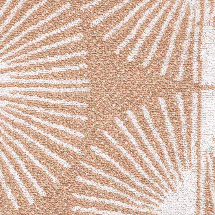 Terracotta Jacquard Cotton Washcloth Set of Four