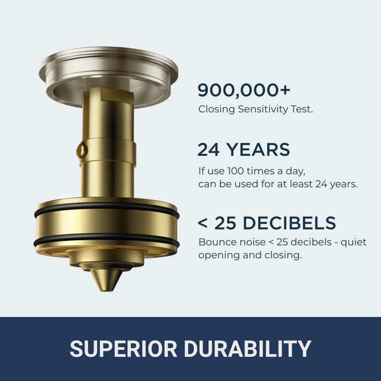Brushed Nickel Single-Handle Waterfall Bathroom Faucet with Drain