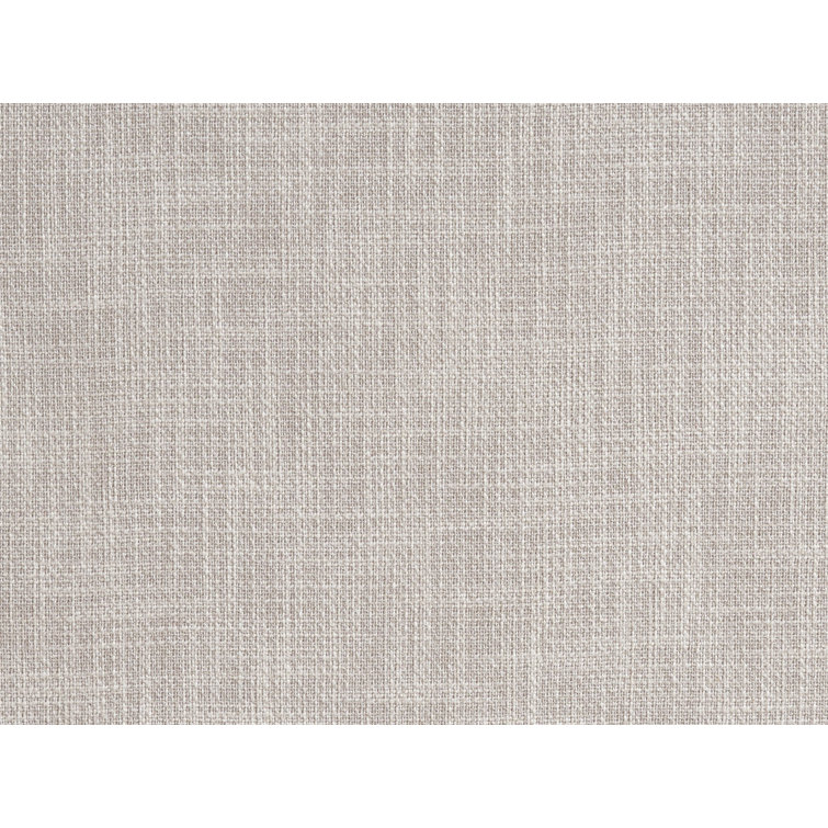Beige Crypton Upholstered Solid Wood Recliner