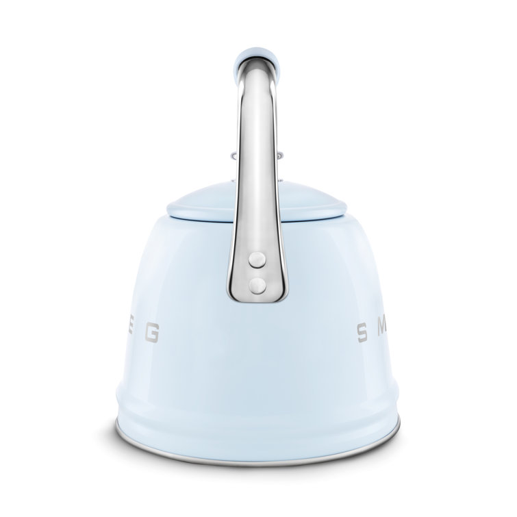 Pastel Blue Stainless Steel Retro Whistling Kettle