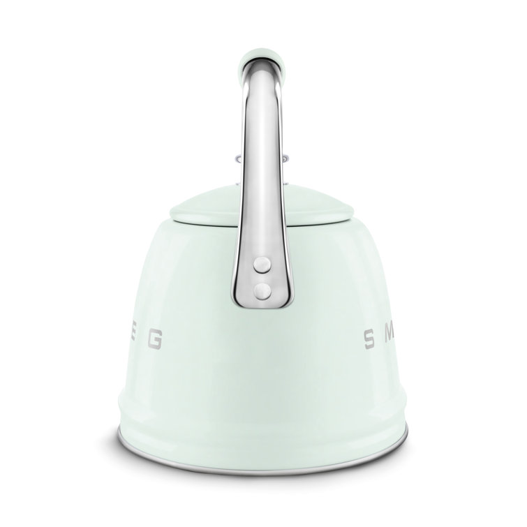 Pastel Green Stainless Steel Whistling Stovetop Kettle