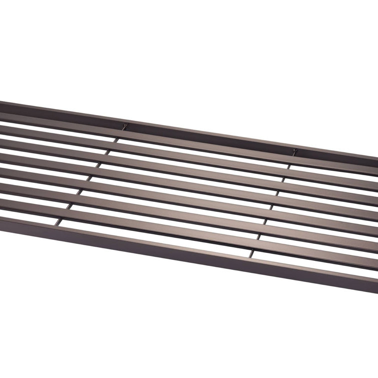 EcoStorage 5-Tier Black Adjustable Slat Wire Shelving Unit
