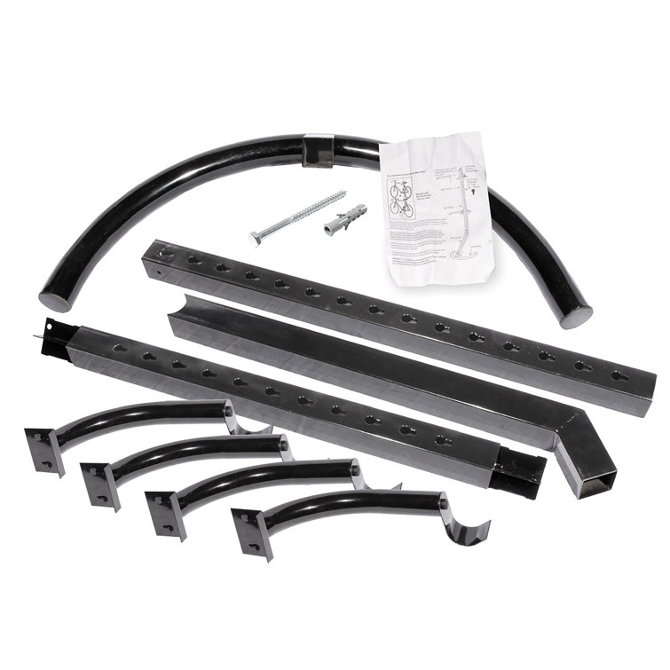 Black Steel Gravity Bike Stand Bicycle Rack for Storage or Display