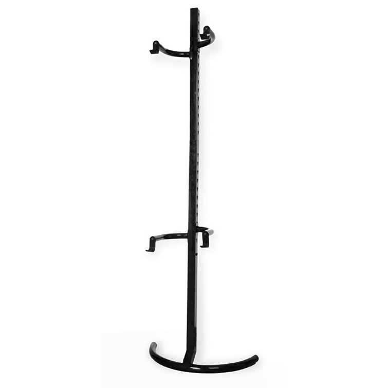 Black Steel Gravity Bike Stand Bicycle Rack for Storage or Display