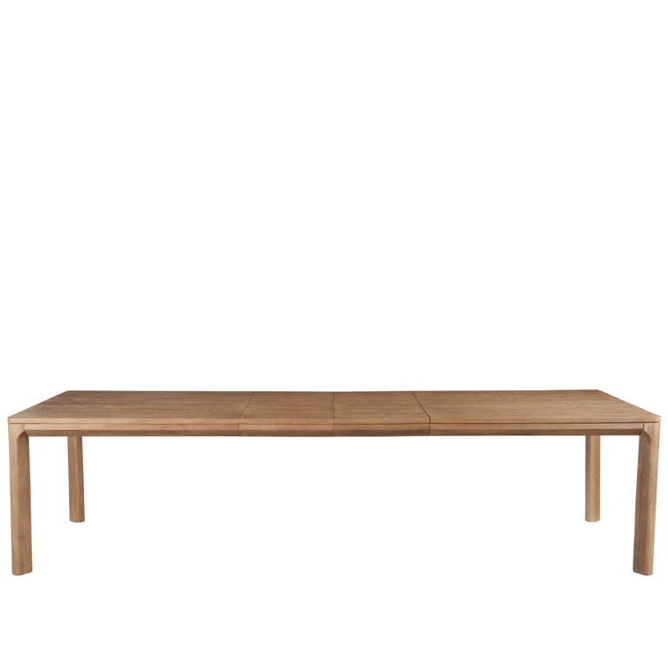 Malone Brown Oak Extendable Rectangular Dining Table
