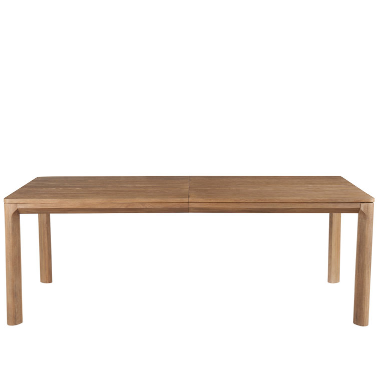 Malone Brown Oak Extendable Rectangular Dining Table