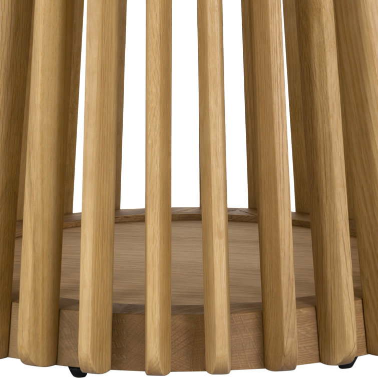 Pasadena 47'' Natural Oak Round Pedestal Dining Table