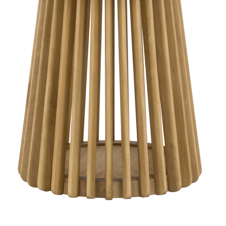 Pasadena 47'' Natural Oak Round Pedestal Dining Table