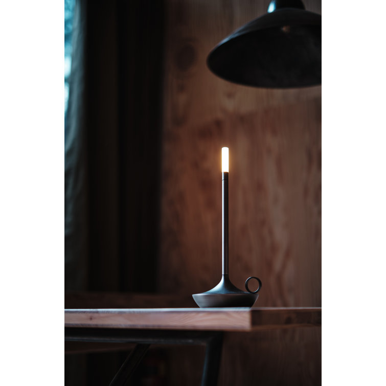 Graphite Portable Rechargeable LED Table Lamp