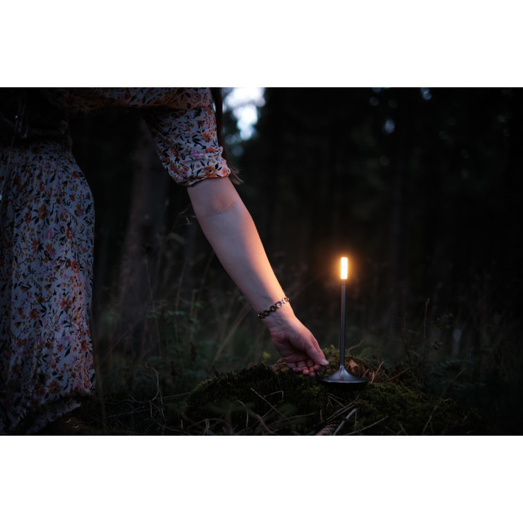 Graphite Portable Rechargeable LED Table Lamp