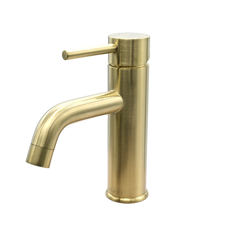 St. Lucia Champagne Gold Sleek Bathroom Faucet