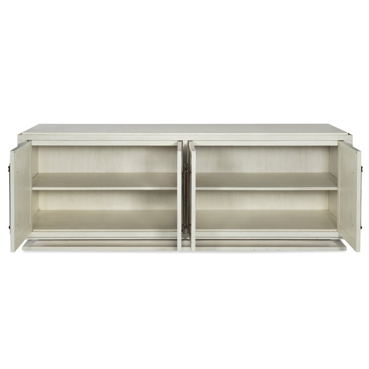 Scandinavian Modern Light Brown Oak Sideboard Cabinet