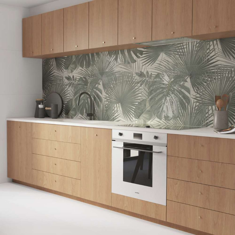 Jungle Green Large Format Glossy Porcelain Wall & Floor Tile