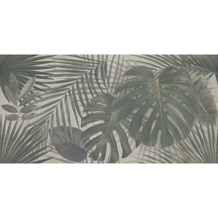 Jungle Green Large Format Glossy Porcelain Wall & Floor Tile