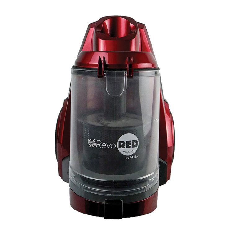 Atrix Revo Red Bagless HEPA Canister Vacuum Cleaner