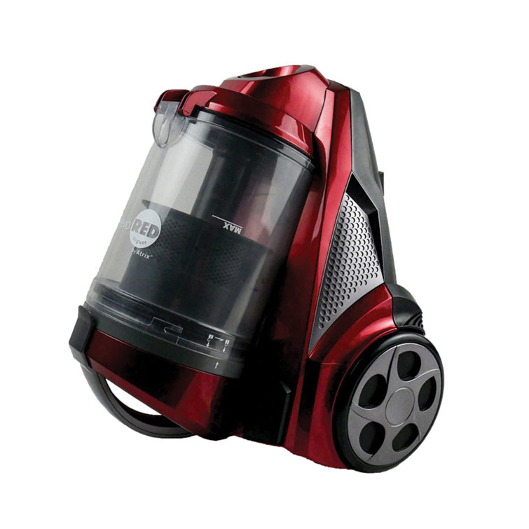 Atrix Revo Red Bagless HEPA Canister Vacuum Cleaner