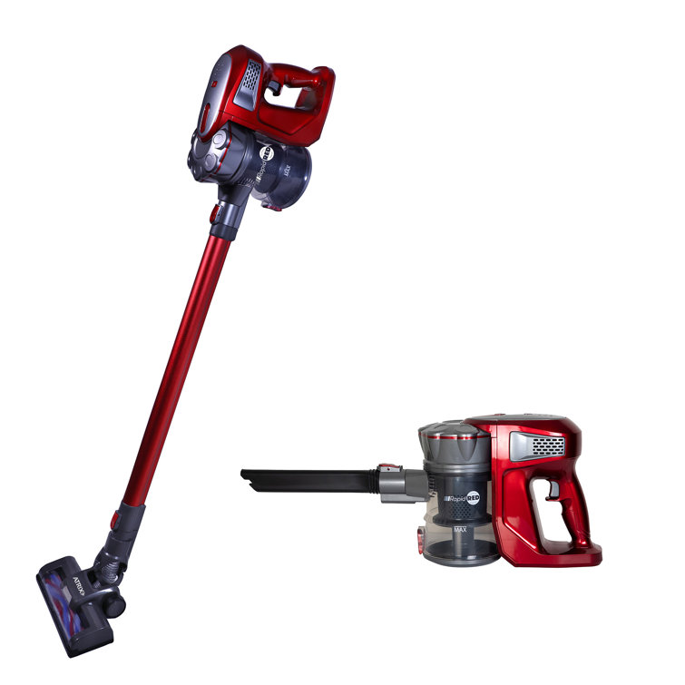 Rapid Red Cordless Convertible Stick Vacuum with HEPA Filter