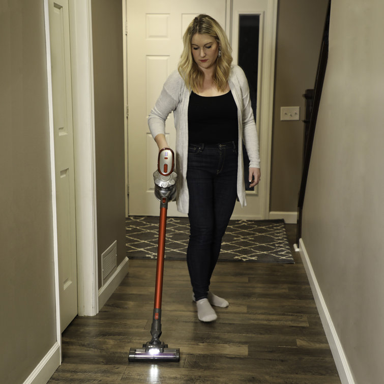 Rapid Red Cordless Convertible Stick Vacuum with HEPA Filter