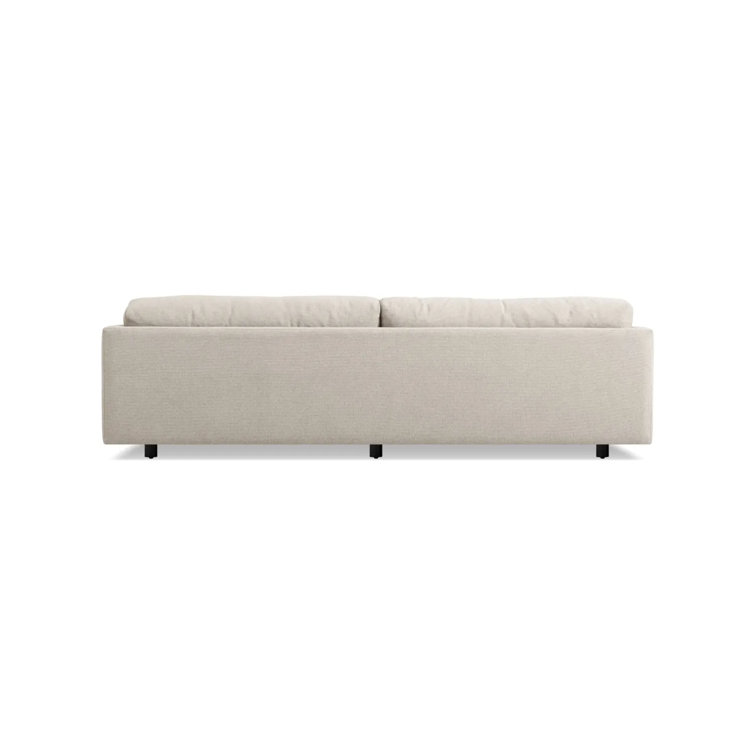 Sunday Comfort 82" Sanford Natural Linen Cushion-Back Sofa