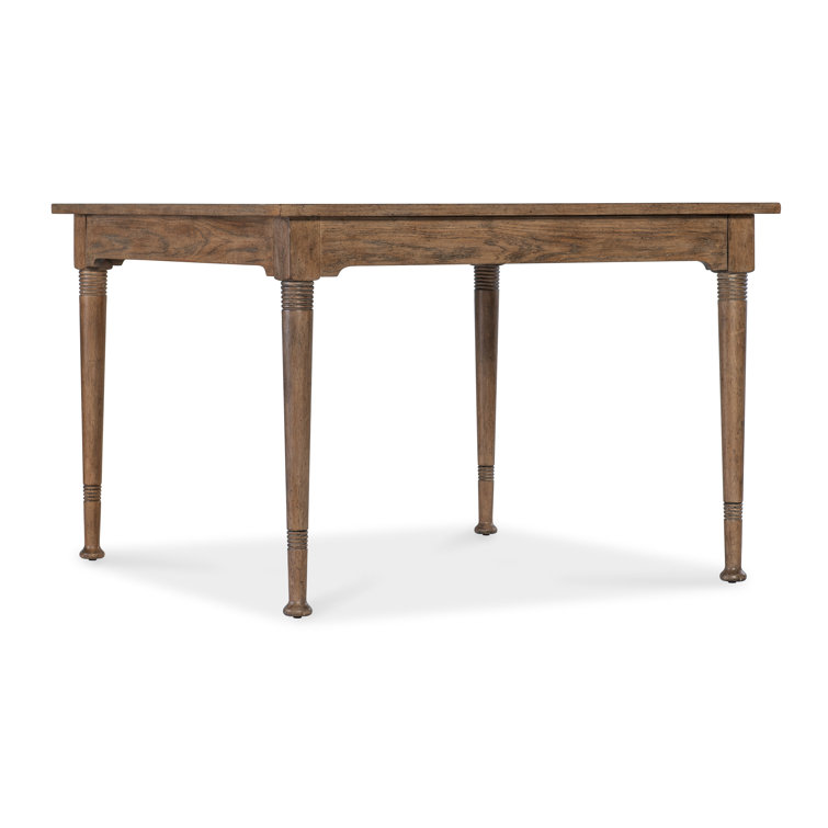 Rustic Brown Reclaimed Wood Square Dining Table
