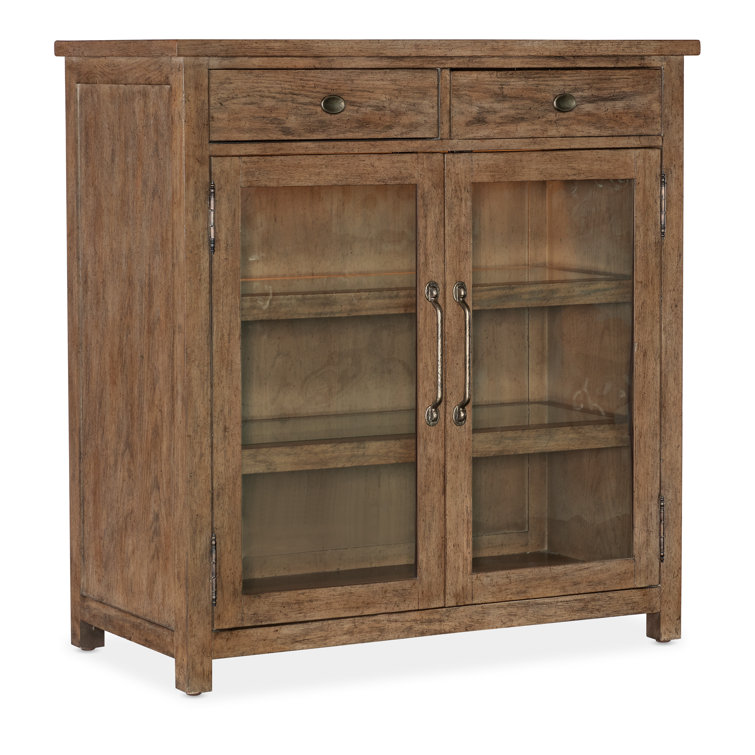 Rustic Brown Oak Veneer Pie Chest with Soft Close Drawer