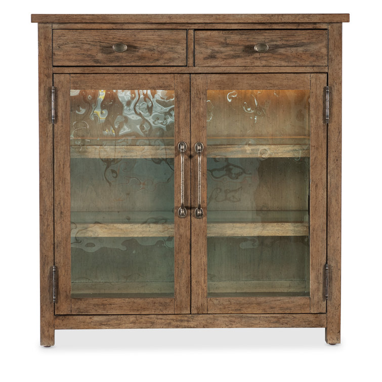 Rustic Brown Oak Veneer Pie Chest with Soft Close Drawer