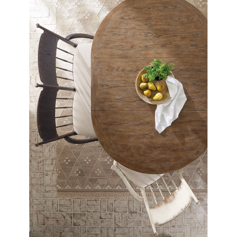 Rustic Round Extendable Reclaimed Wood Dining Table