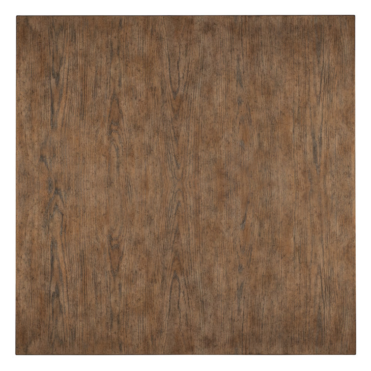 Rustic Brown Reclaimed Wood Square Dining Table