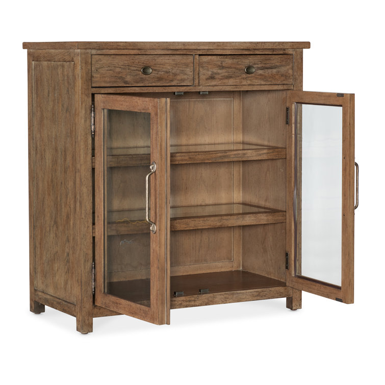 Rustic Brown Oak Veneer Pie Chest with Soft Close Drawer