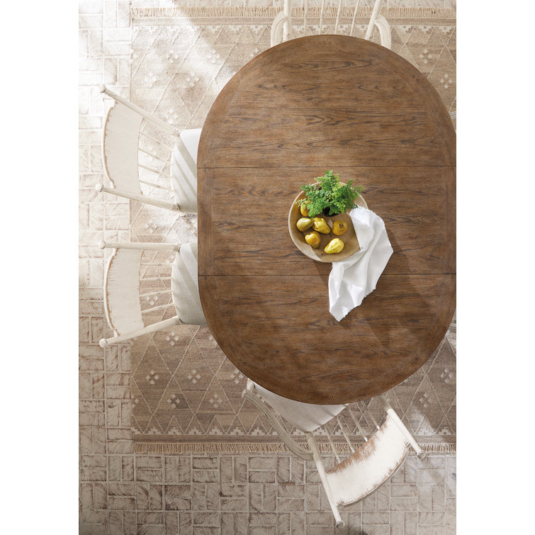 Rustic Round Extendable Reclaimed Wood Dining Table