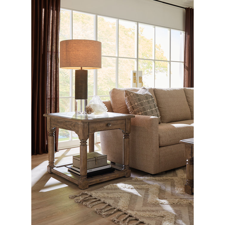 Alcy End Table With Storage