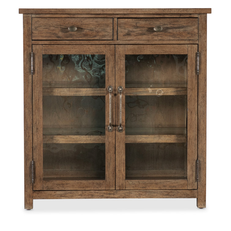 Rustic Brown Oak Veneer Pie Chest with Soft Close Drawer