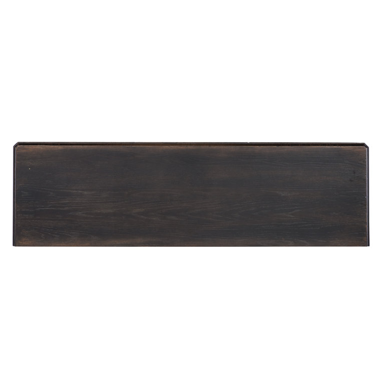 Black Rustic Double Dresser with Soft Close Drawers