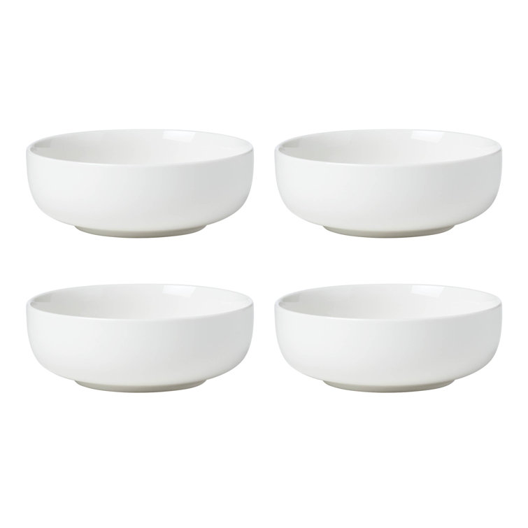 White Porcelain 12-Piece Dinnerware Set for Four