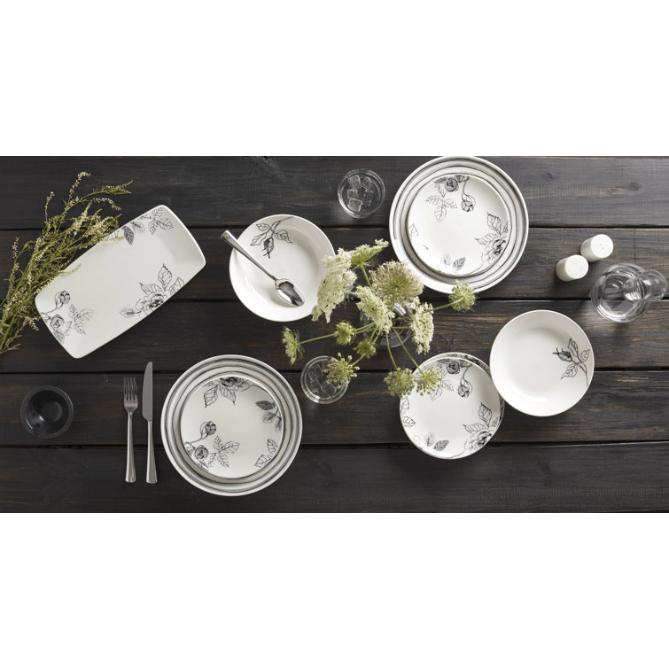 Clear Stackable Short Drinking Glasses, Set of 6