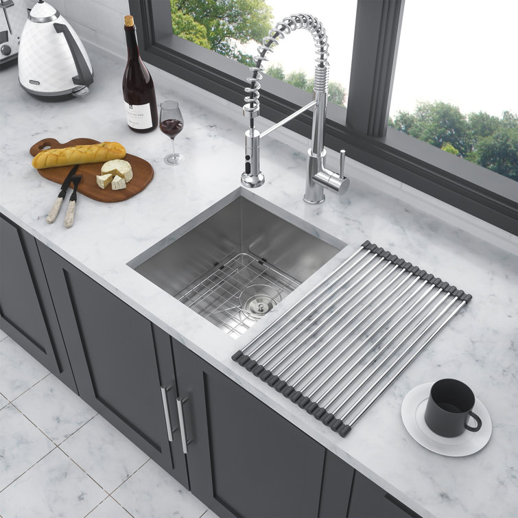 15'' Stainless Steel Undermount Single Bowl Kitchen Sink