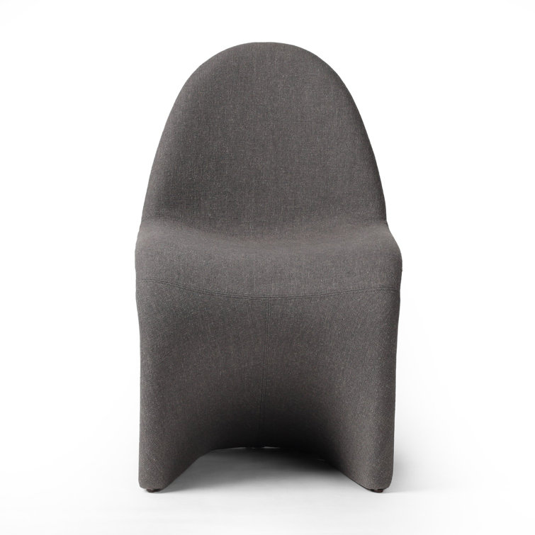 Antwerp Seal Grey Linen Upholstered Side Chair